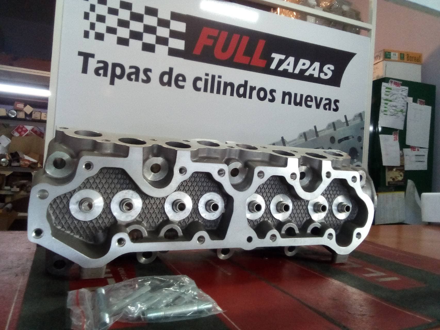 Tapa de Cilindros Fiat Motor Tipo Nafta 1.6 8v (Uno, Duna, Palio, Siena) miniatura 3